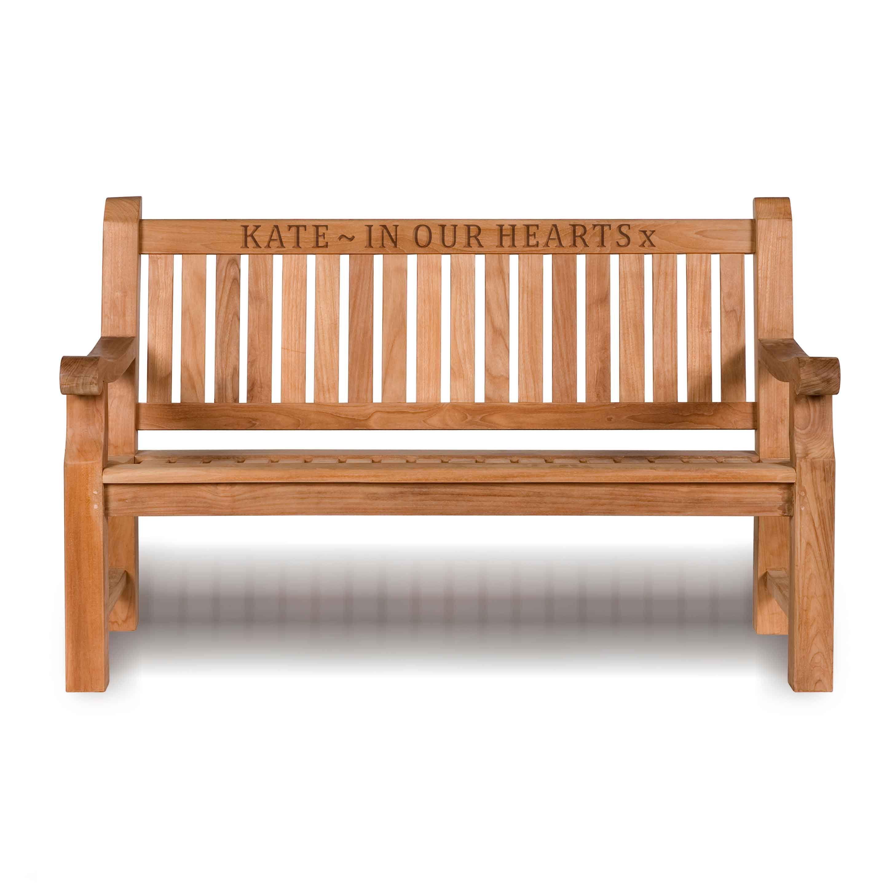 personalised garden benches for memorials